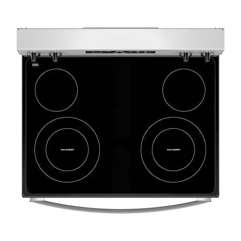 Estufa 30" eléctrica WFES3030RS Whirlpool, cubierta Vitroceramica modo Sabbath