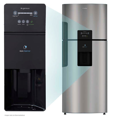 Refrigeradora 15pc Top Mount RMP450ZCAU acero inoxidable, dispensador de agua
