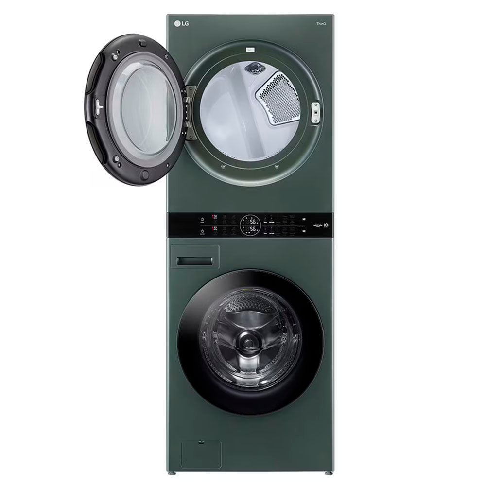Torre de lavado y secado 25 kg WK25GGS6 LG color verde AI DD Turbo Wash