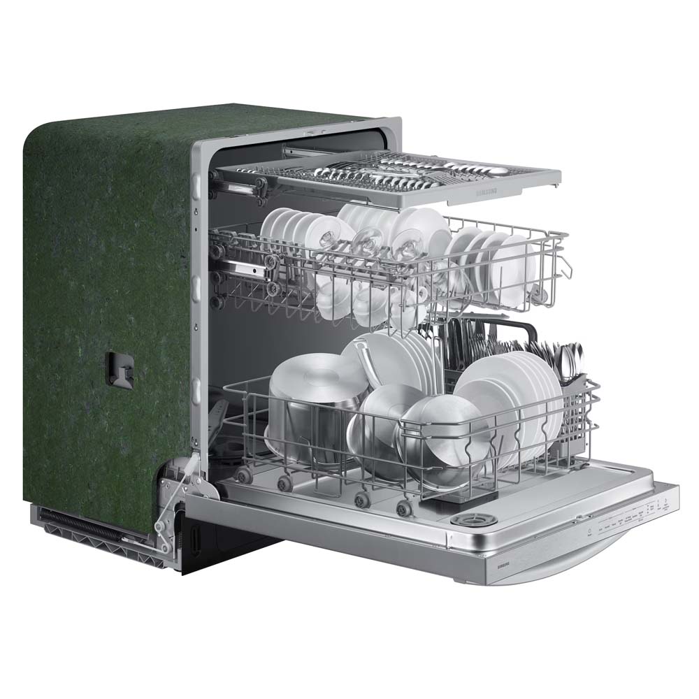 Lavaplatos empotrable de 24" DW80CG4051SRAA Samsung Sistema de secado AutoRelease.