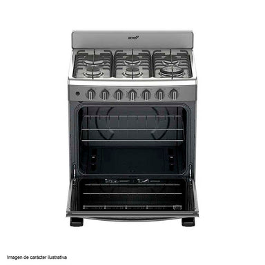 Estufa a gas de 30" LAFR4130G Acros 6 quemadores