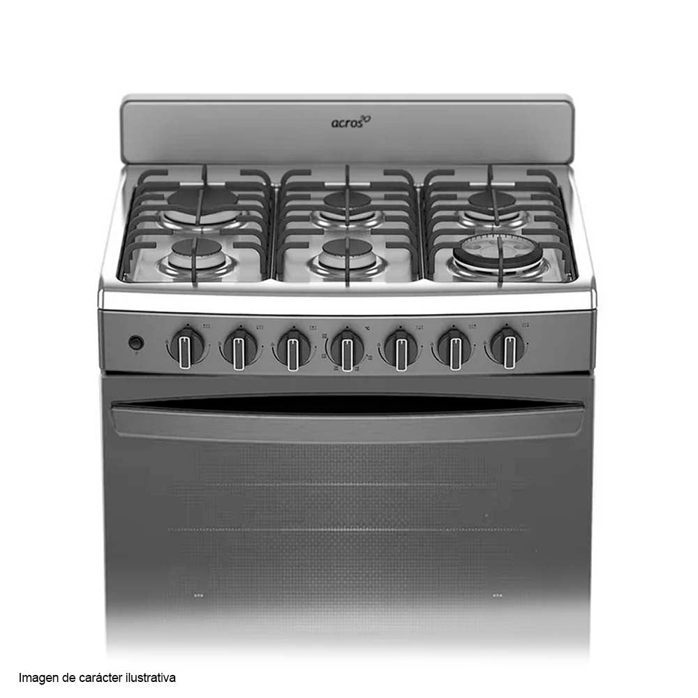 Estufa a gas de 30" LAFR4130G Acros 6 quemadores