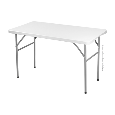 Mesa plástica plegable de 4 pies, modelo TY-C122