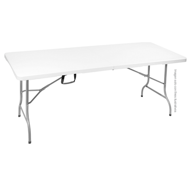 Mesa plástica plegable de 6 pies, modelo TY-ZA180