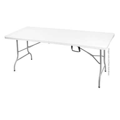 Mesa plástica plegable de 6 pies, modelo TY-ZA180