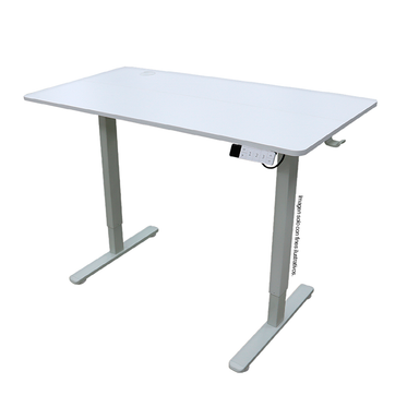 Escritorio eléctrico ES6-HC-3W altura ajustable control por botón fácil de usar 3 configuraciones de memoria guardables, color blanco