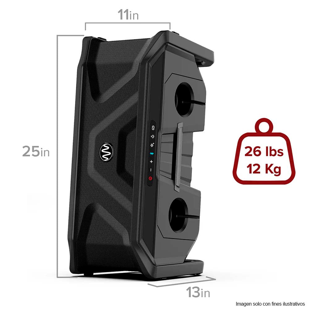 Bocina portátil SOSP-600 Sound Splash de 300W Gemini