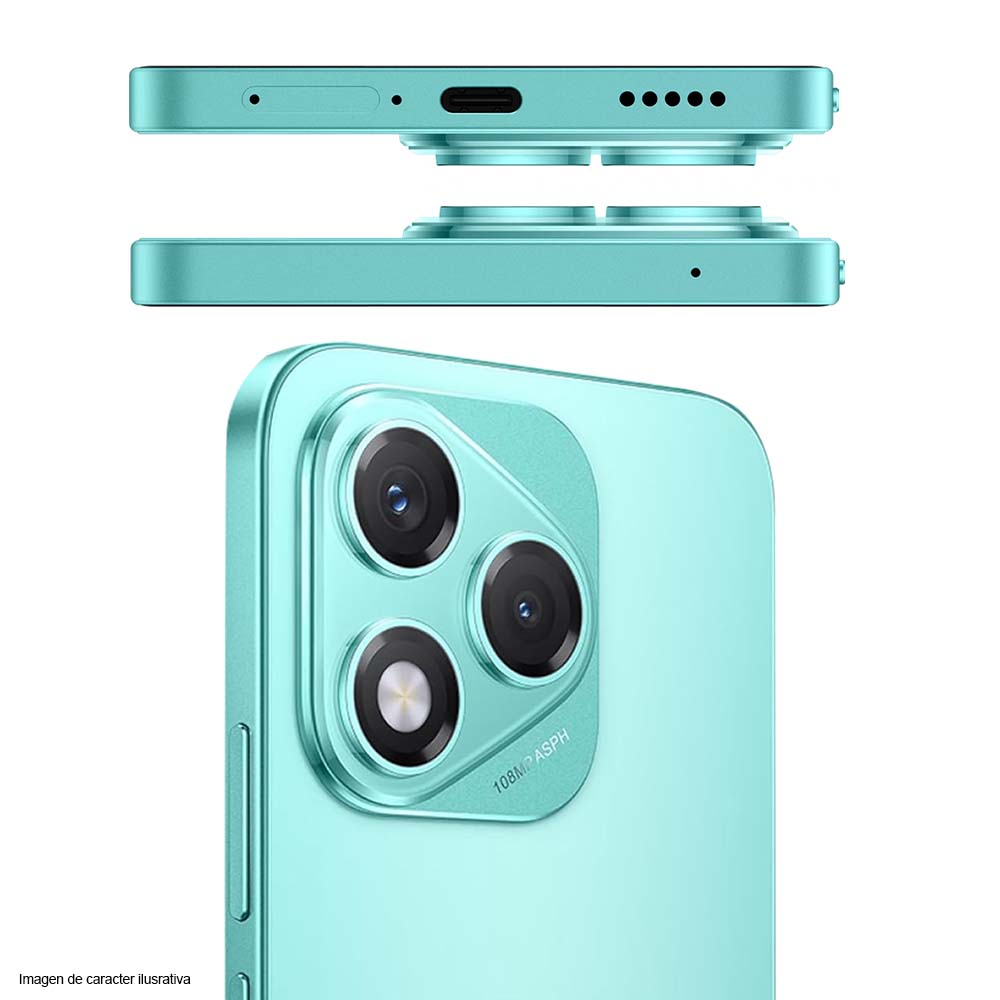 Celular Honor 400 lite en color verde marino Dual card 8GB +256GB.