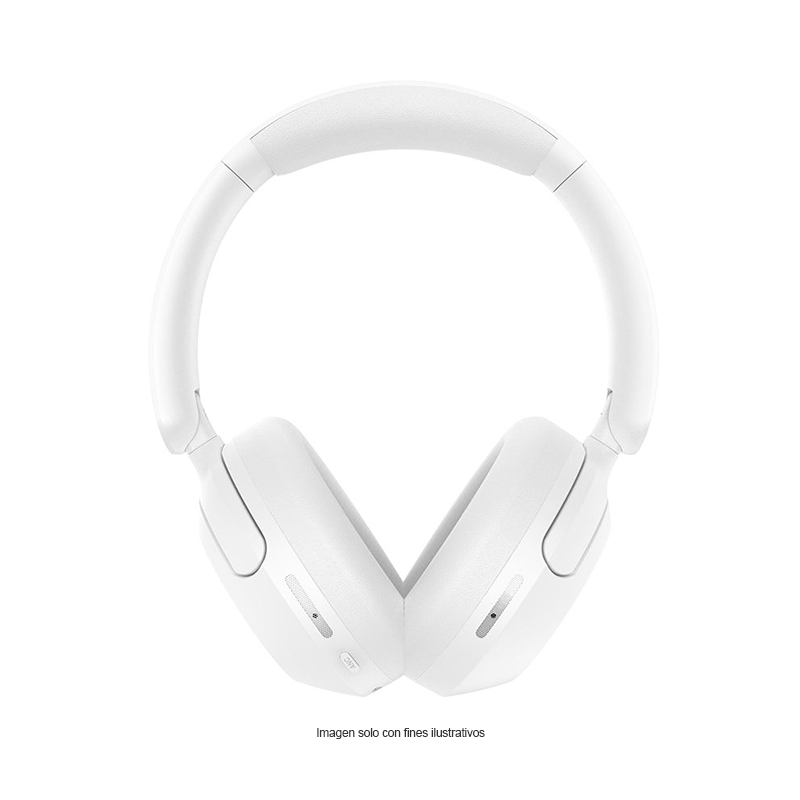 Audífonos inalámbricos Over-Ear, CT-PWANC7, Cubitt, Bluetooth 5.4 ANC, blanco