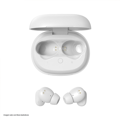 Audífonos inalámbricos In-Ear, CT-PWBUDS7, Cubitt, Bluetooth 5.4 ANC, blanco