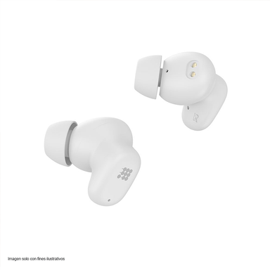Audífonos inalámbricos In-Ear, CT-PWBUDS7, Cubitt, Bluetooth 5.4 ANC, blanco