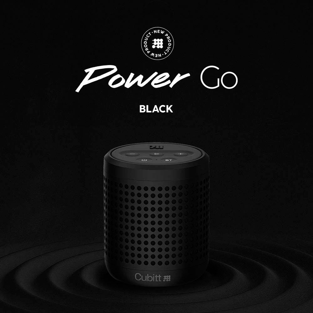 Bocina portátil CT-PWGO2-1 Cubitt Power Go Bluettoth color negro
