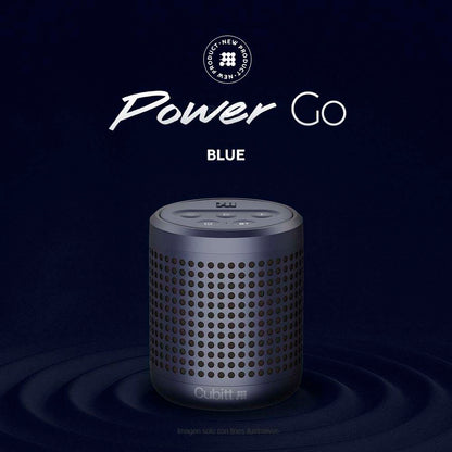 Bocina portátil CT-PWGO2-2 Cubitt Power Go Bluettoth color tono azul