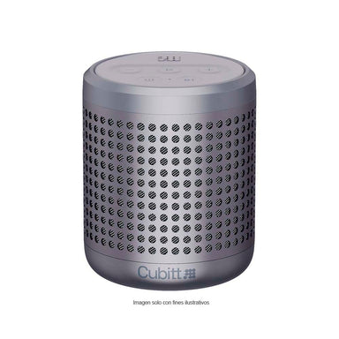 Bocina portátil CT-PWGO2-8 Cubitt Power Go Bluettoth color plateado
