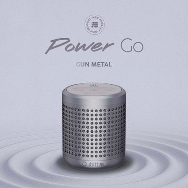Bocina portátil CT-PWGO2-8 Cubitt Power Go Bluettoth color plateado