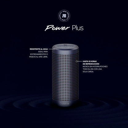 Bocina portátil, 30W, CT-PWPLUS2-2, Cubitt, Bluetooth 5.3 TWS resistente al agua, azul