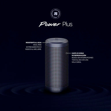 Bocina portátil, 30W, CT-PWPLUS2-2, Cubitt, Bluetooth 5.3 TWS resistente al agua, azul