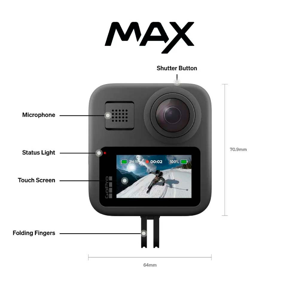 Cámara de acción Go Pro MAX CHDHZ-203-RW