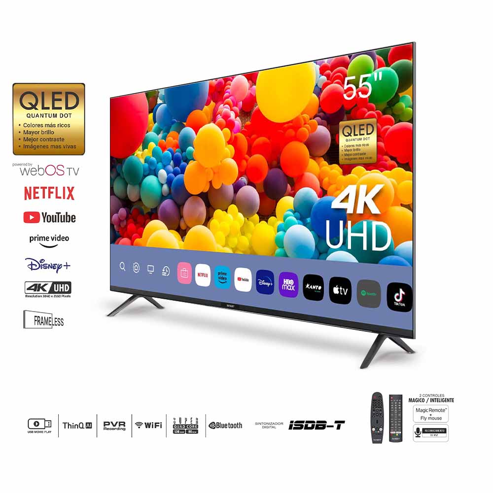 Televisor QLED Smart 55" CLED-55IW7 Sankey Ultra Slim