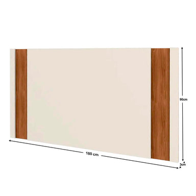 Panel para TV modelo REAL para pantallas de 45" a 65" color blanco apagado / almendra