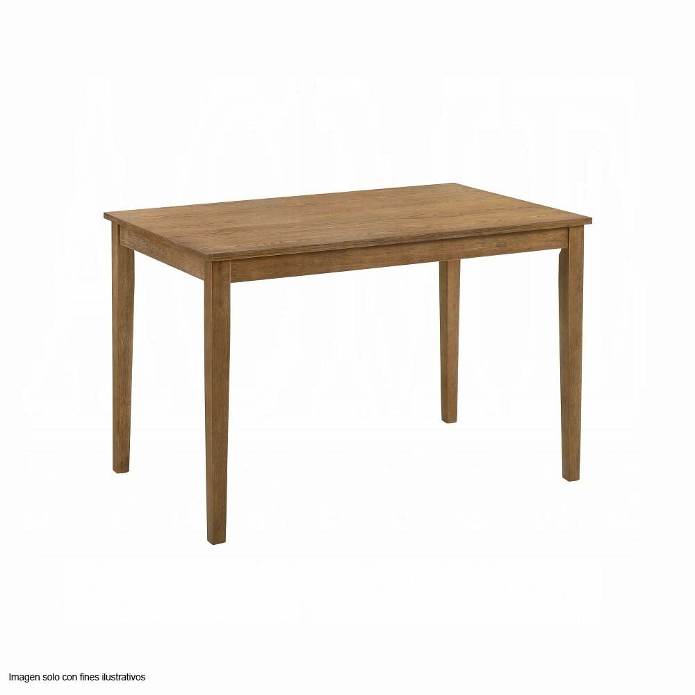 Juego de comedor 4 puestos modelo Kayee roble envejecido