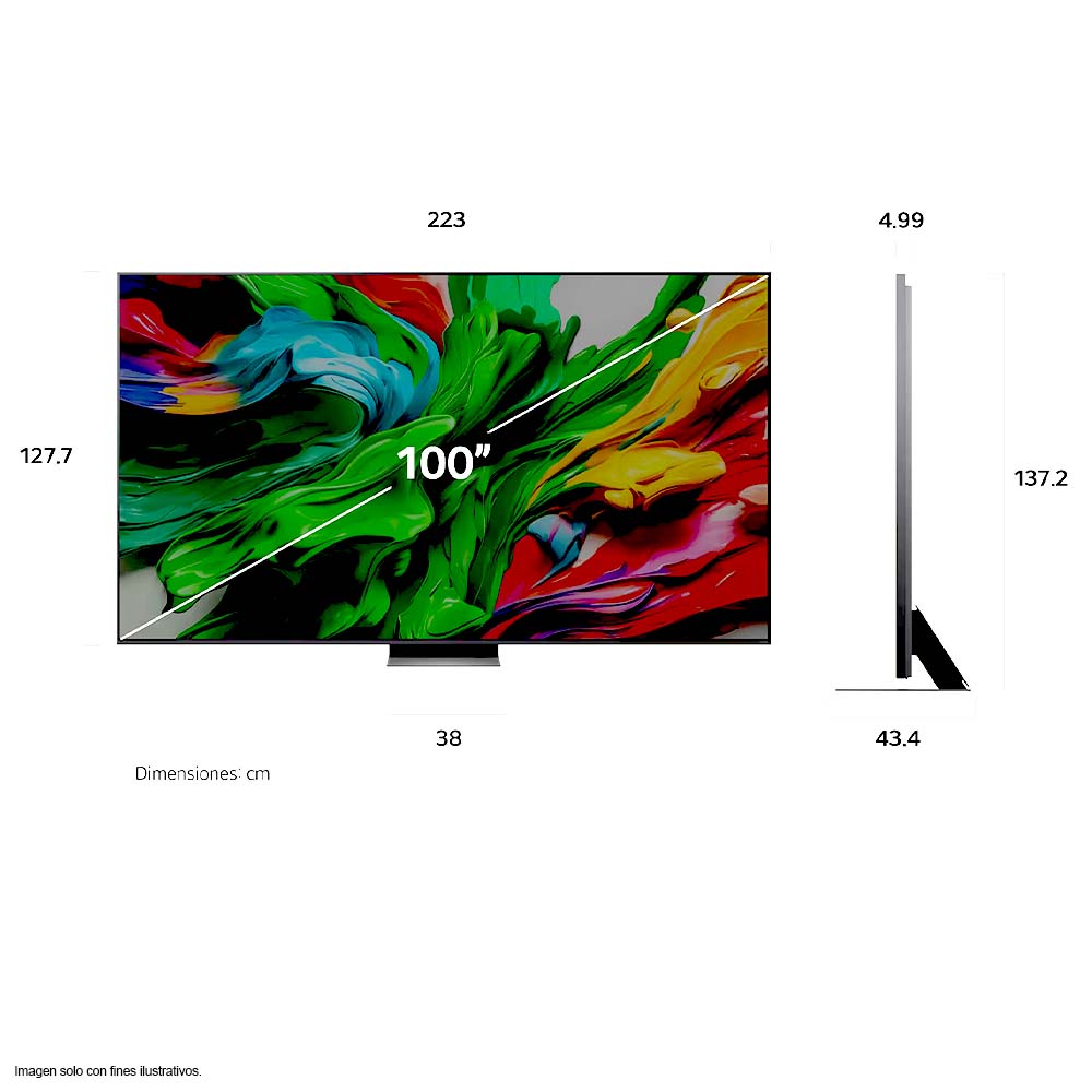 Televisor LED Smart 100" 100QNED86AS.AWP 4K LG
