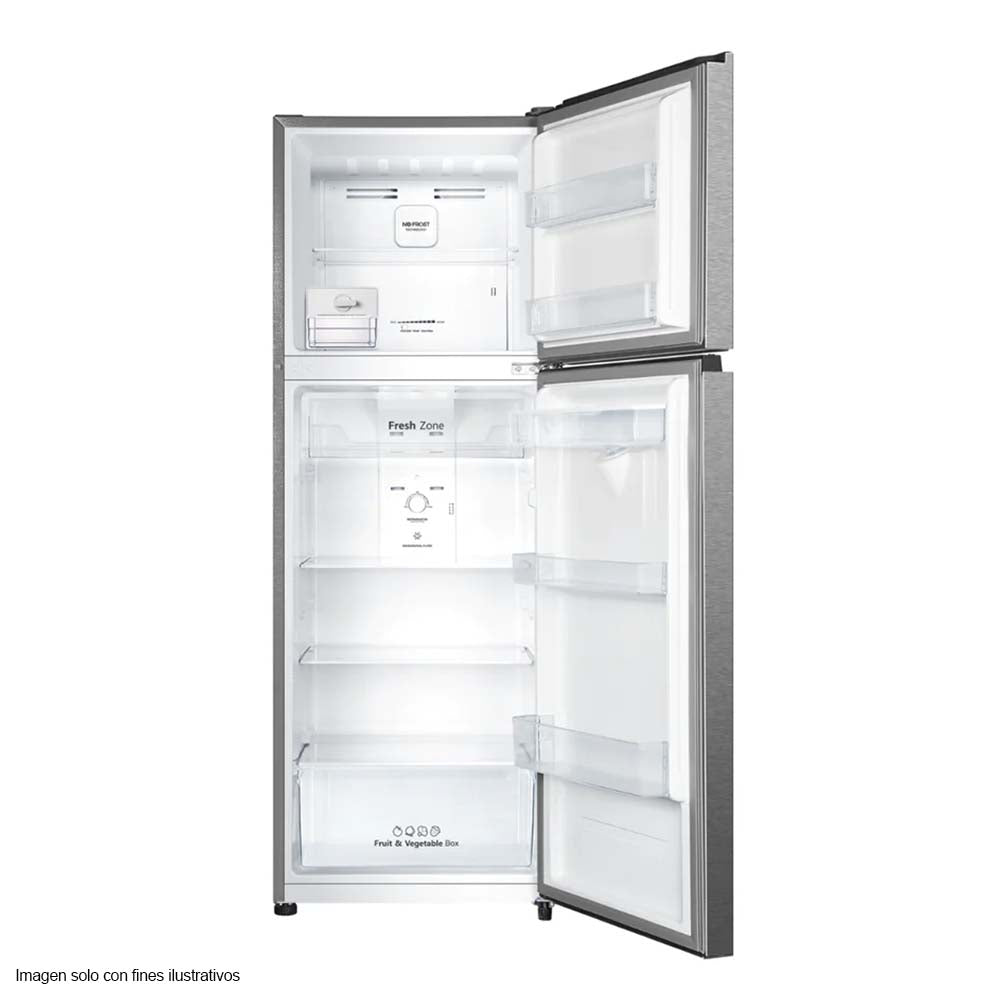 Refrigeradora 11.5pc Top Mount RT1N320NMDA Fresh Zone, bandejas ajustables