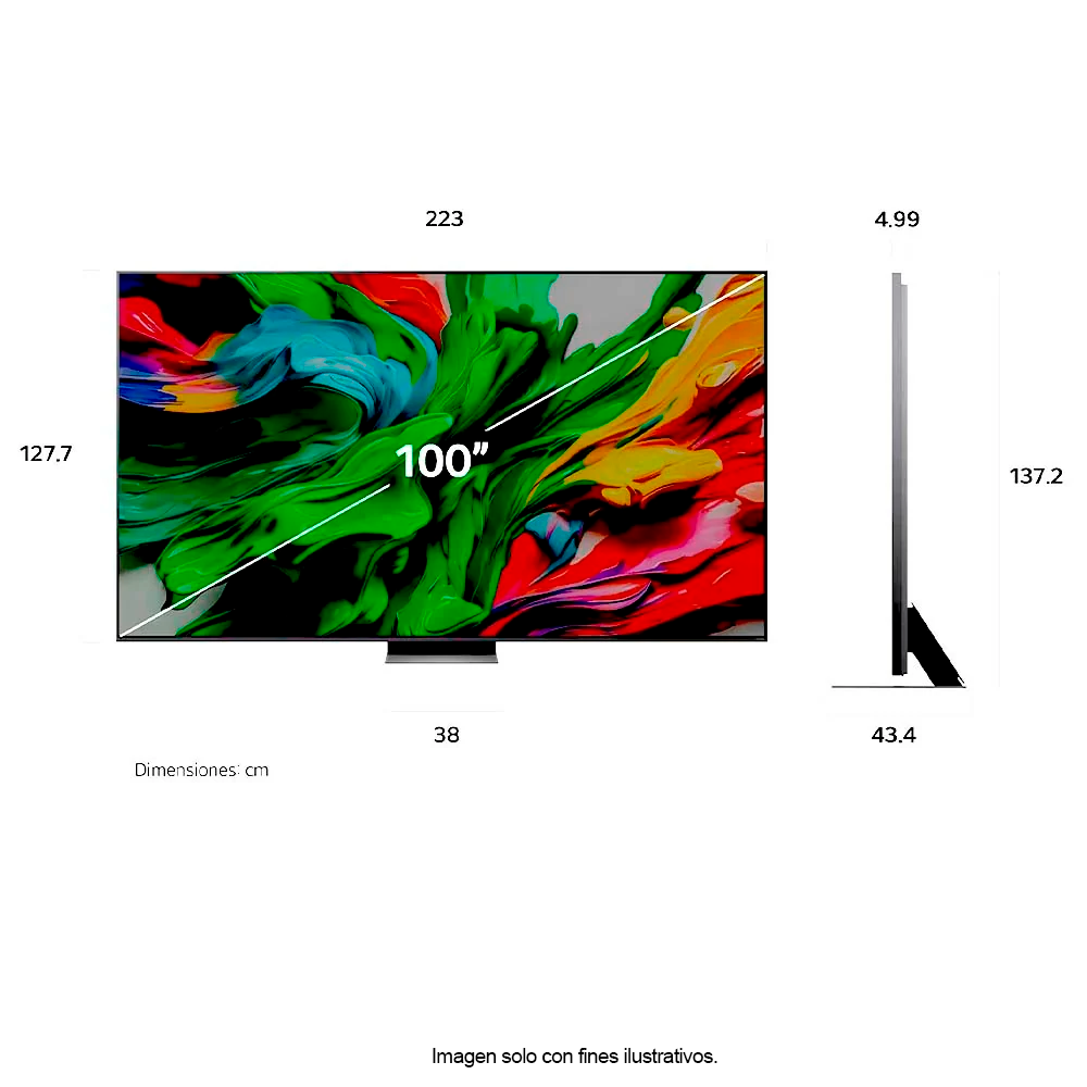 Televisor QNED Smart 75" LG 75QNED85ASG 4K