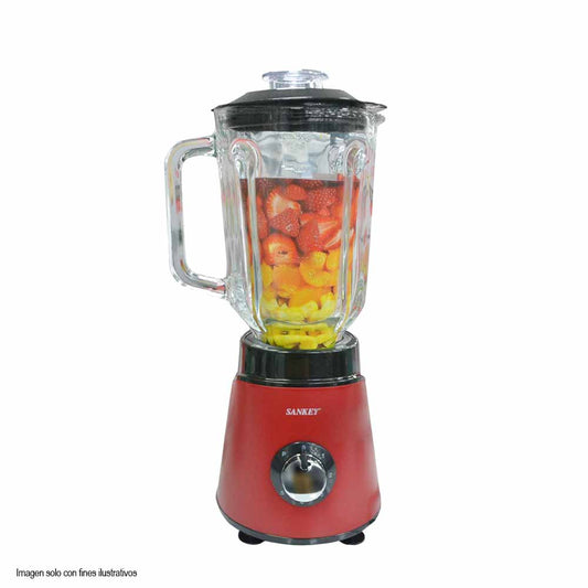 Licuadora BL-782RG color rojo jarra de 1.5 litros 600W Sankey