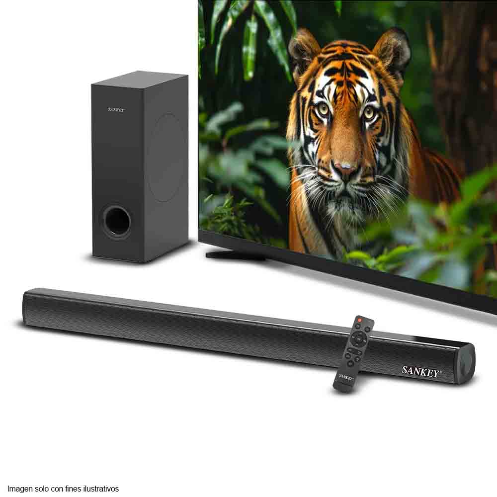 Barra de sonido HMT-66BAR Sankey 60W 2.1 canales Bluetooth