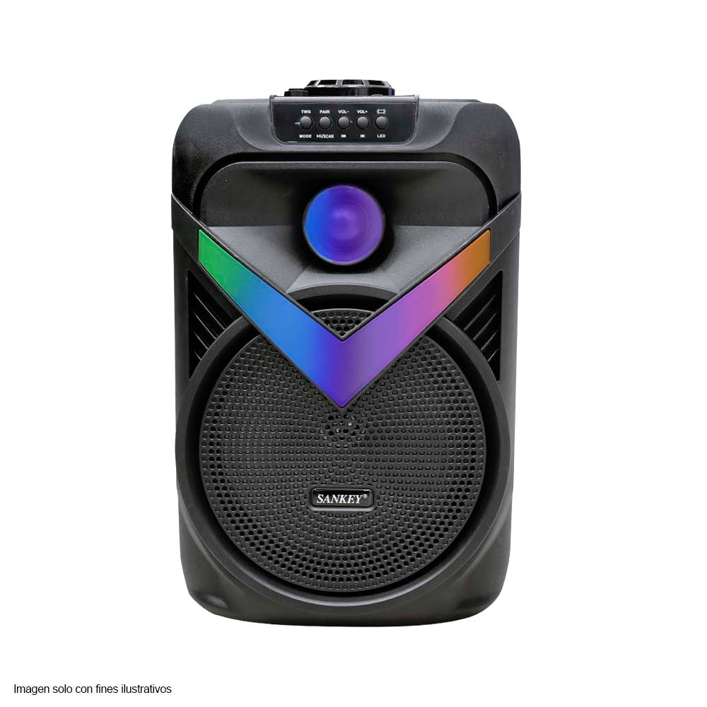 Bocina portátil PA-8DCS504 Sankey Bluetooth 8W