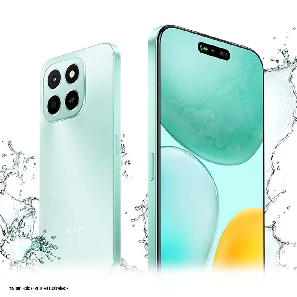 Celular Honor X6C pantalla 6.61" color Midnight black Dual card