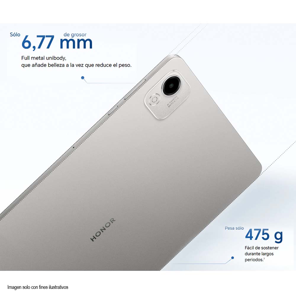 Pad X9A panatall 11.45" LTE 8Gb + 128GB color gris Honor