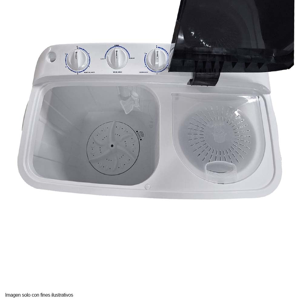 Lavadora Semiautomática 7kg HLWM800 Hotline sin bomba