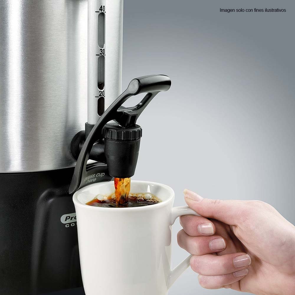 Caferera Percoladora PS45100 de uso comercial 100 tazas Proctor Silex
