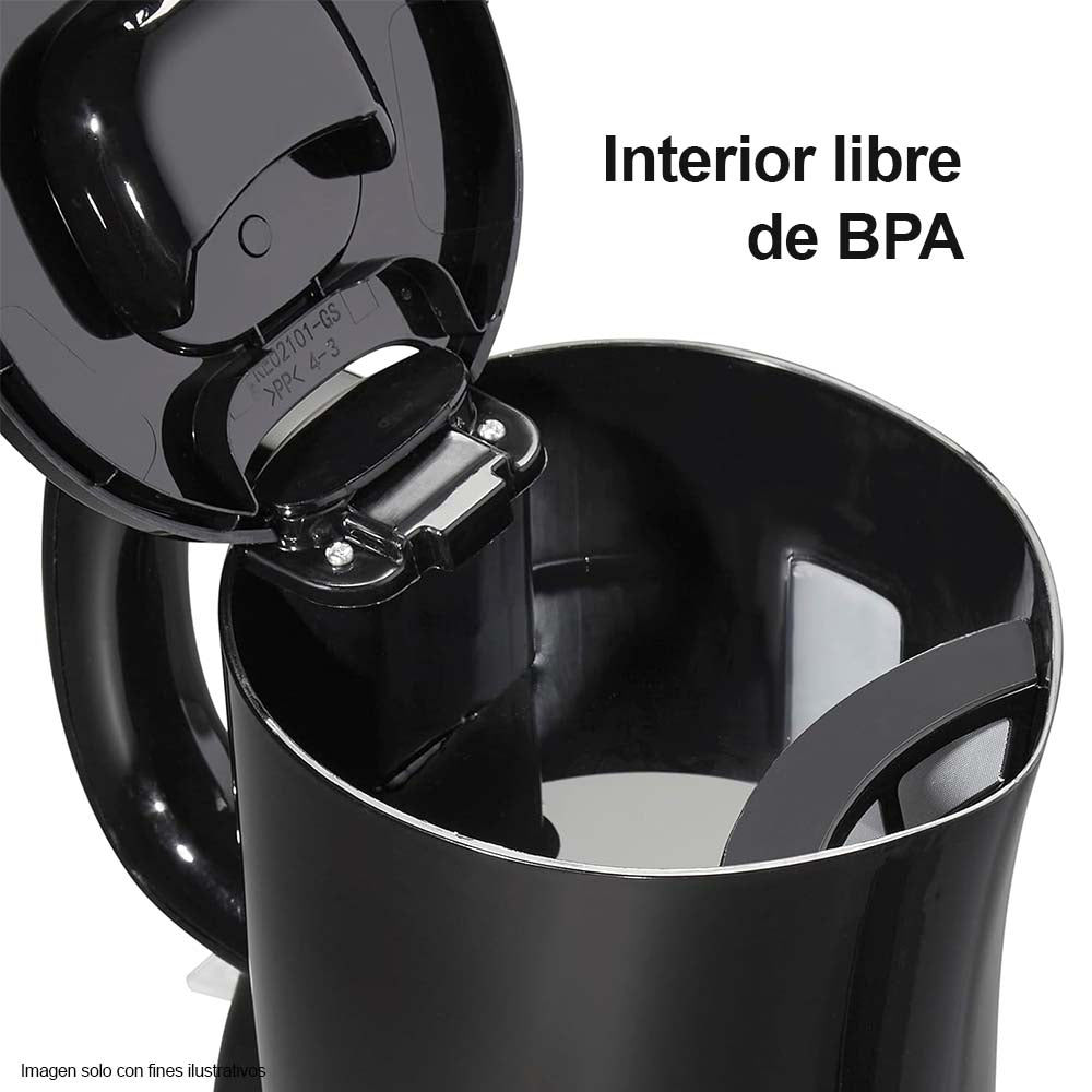 Hervidor eléctrico HB41038 1.7 litros Hamilton Beach inalambrica