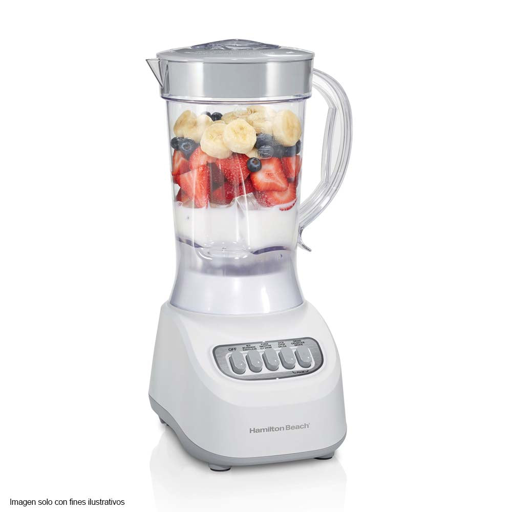 Licuadora 48oz HB50181 Hamilton Beach jarra plástica 12 funciones