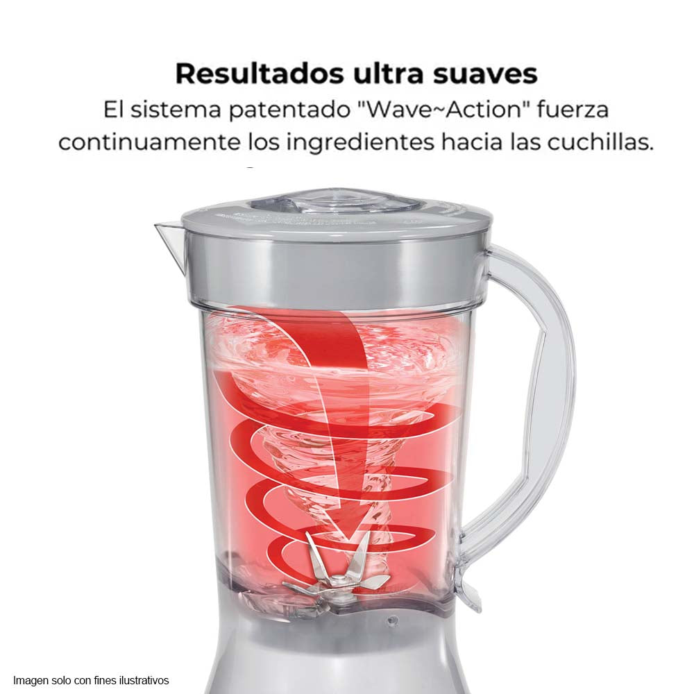 Licuadora 48oz HB50181 Hamilton Beach jarra plástica 12 funciones
