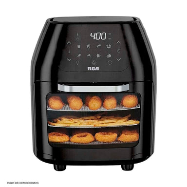 Horno freidora RCAO125BX RCA capacidad 12 litros color negro
