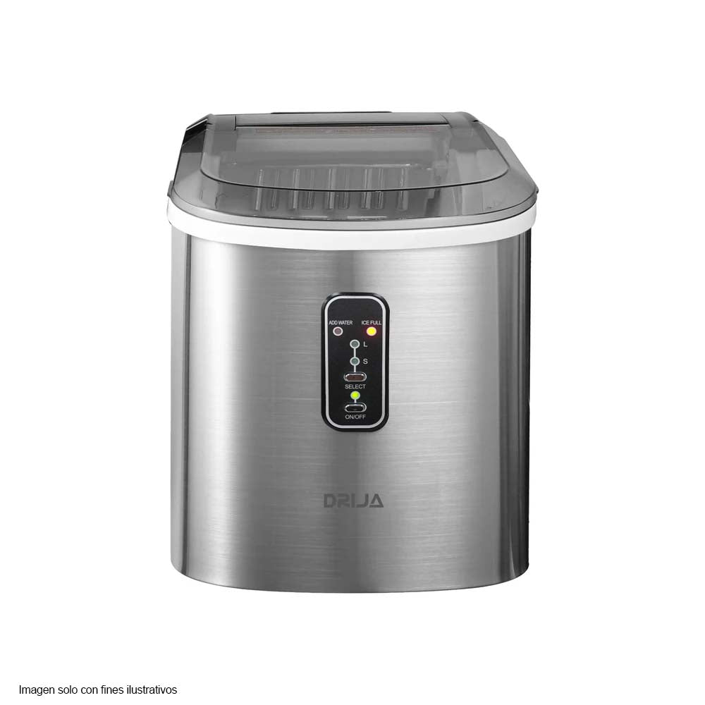 Máquina para hacer hielo portátil FH18 24h 18kg Drija acero inoxidable