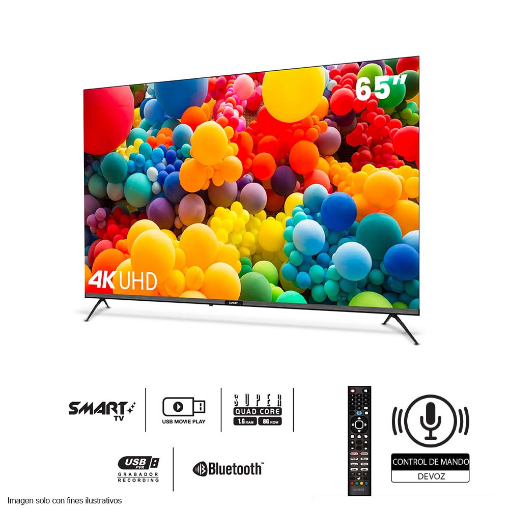 Televisor 65" LED Smart CLEDQ65SL1 Sankey
