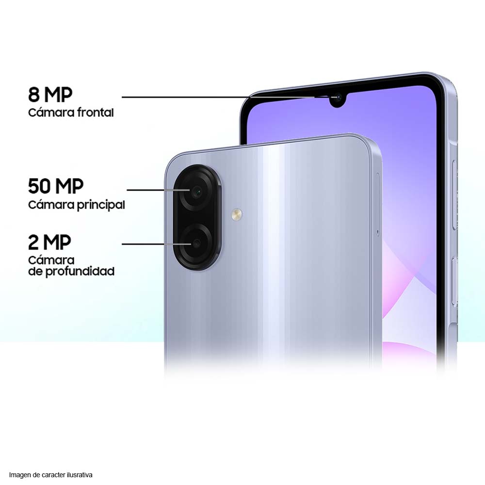 Celular A07 SM-A075MLVGGTO Samsung 4GB+128GB color Violeta claro