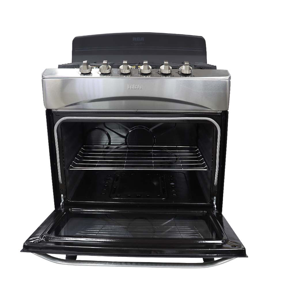 Estufa a gas 30" RCCR3004 RCA 5 quemadores bronce, acero inoxidable