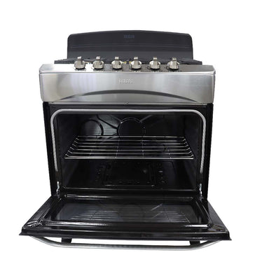 Estufa a gas 30" RCCR3004 RCA 5 quemadores bronce, acero inoxidable