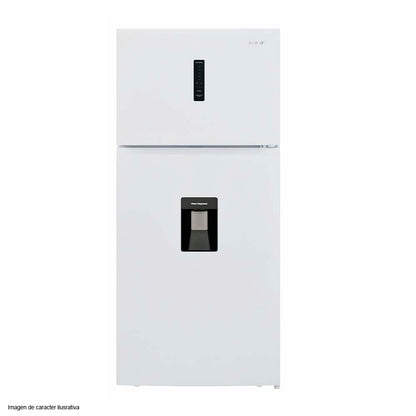 Refrigeradora 20pc Top Mount RF 20IN82WD Sankey color blanca, con dispensador de agua
