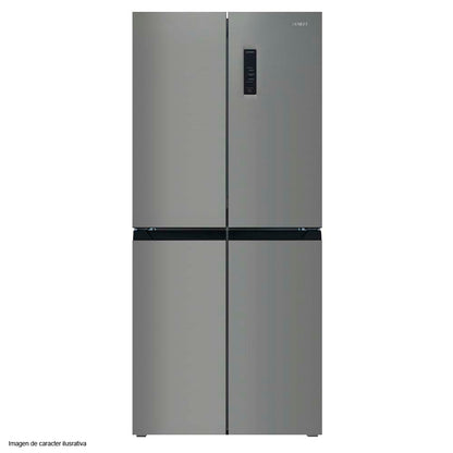 Refrigeradora 16.6pc 4 puertas RF-16F48SS  inverter, Sankey acabado acero inoxidable