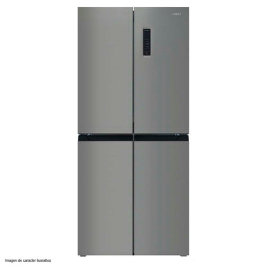 Refrigeradora 16.6pc 4 puertas RF-16F48SS  inverter, Sankey acabado acero inoxidable