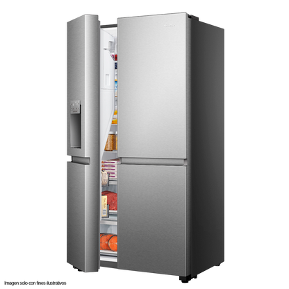 Refrigeradora Side by Side 22.3pc (632 litros) RS223SV5A inverter Hisense