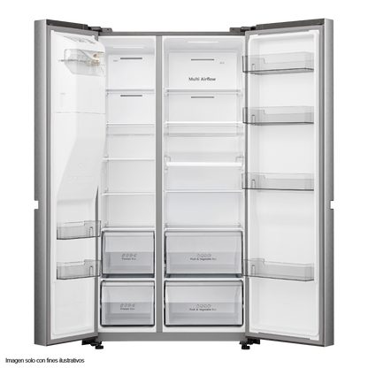 Refrigeradora Side by Side 22.3pc (632 litros) RS223SV5A inverter Hisense