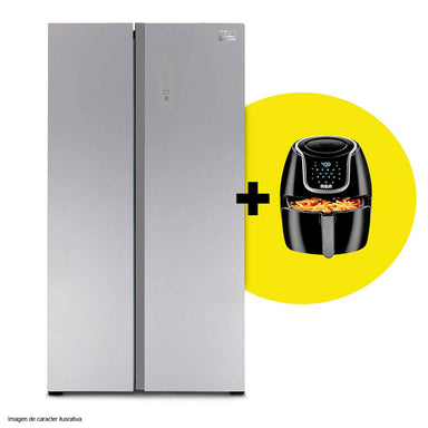 Combo RCA Refrigeradora RCSS205GD Side by Sade 20pc + Freidora de aire RCAF35BX 1.3 litros